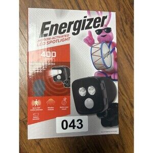 ENERGIZER Motion-Activated LED Spotlight 400 Lumens Outdoor Battery Operated E2
